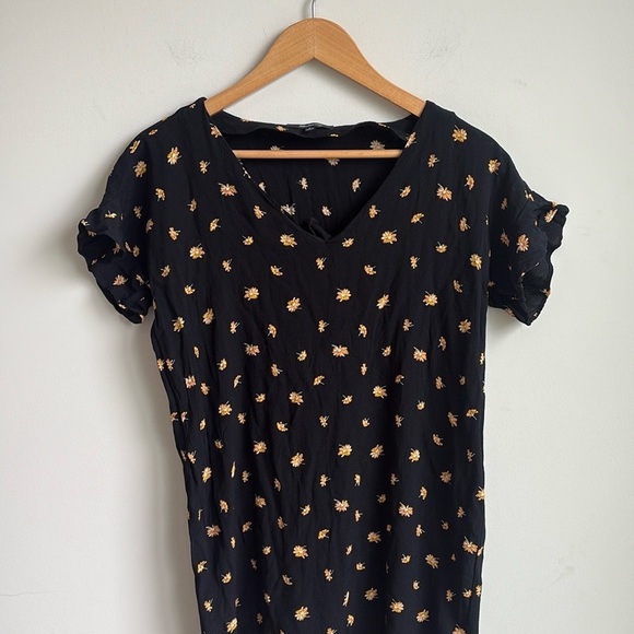 MADEWELL Ruffle-Sleeve Easy Dress Size SMALL - Picture 5 of 6